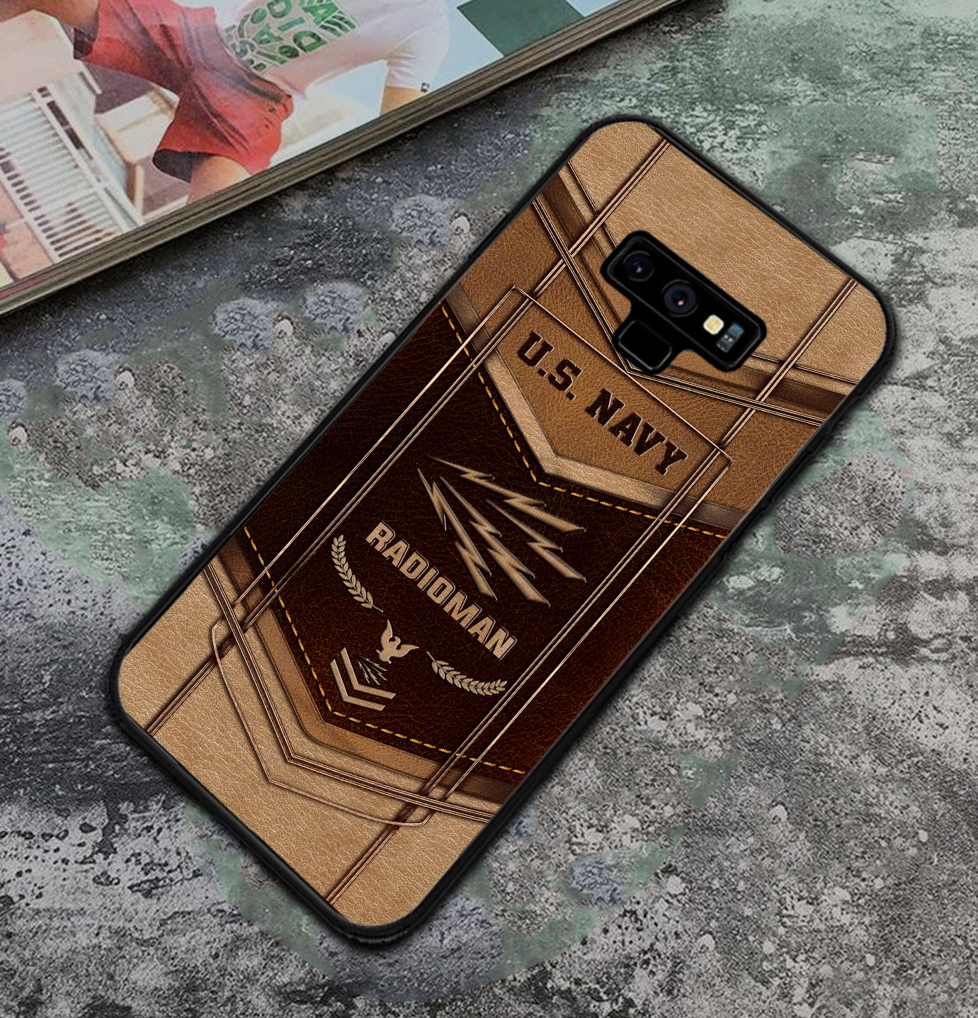 Personalized US Military - Navy Rating Phone Case Printed