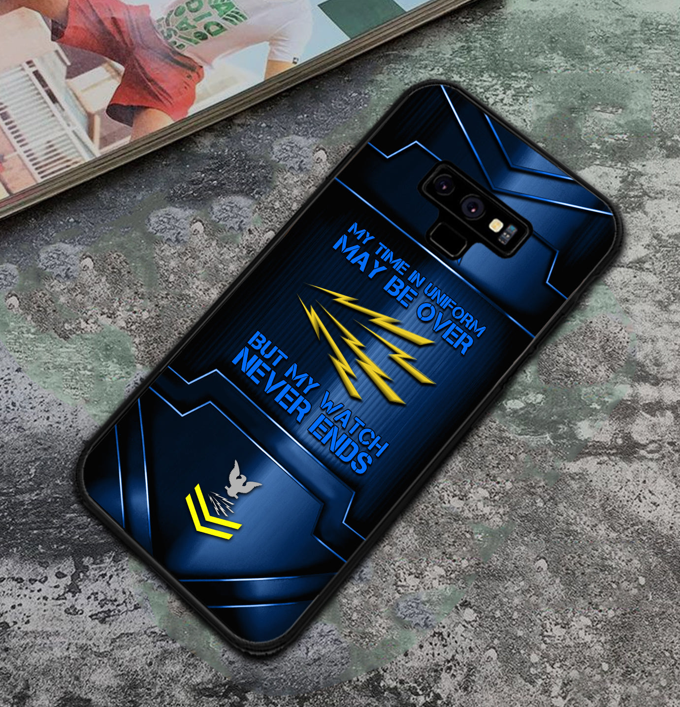Personalized US Military - Navy Rating Phone Case Printed