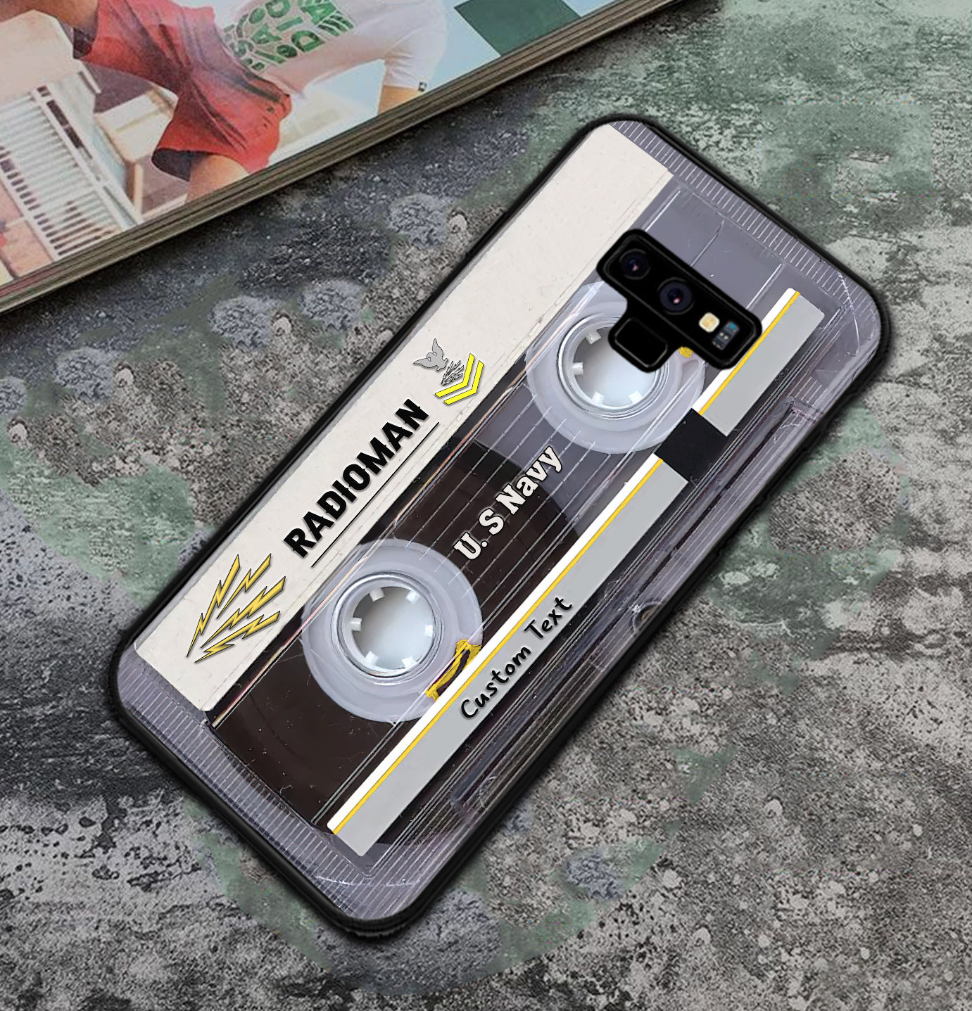 Personalized US Military - Navy Rating Phone Case Printed