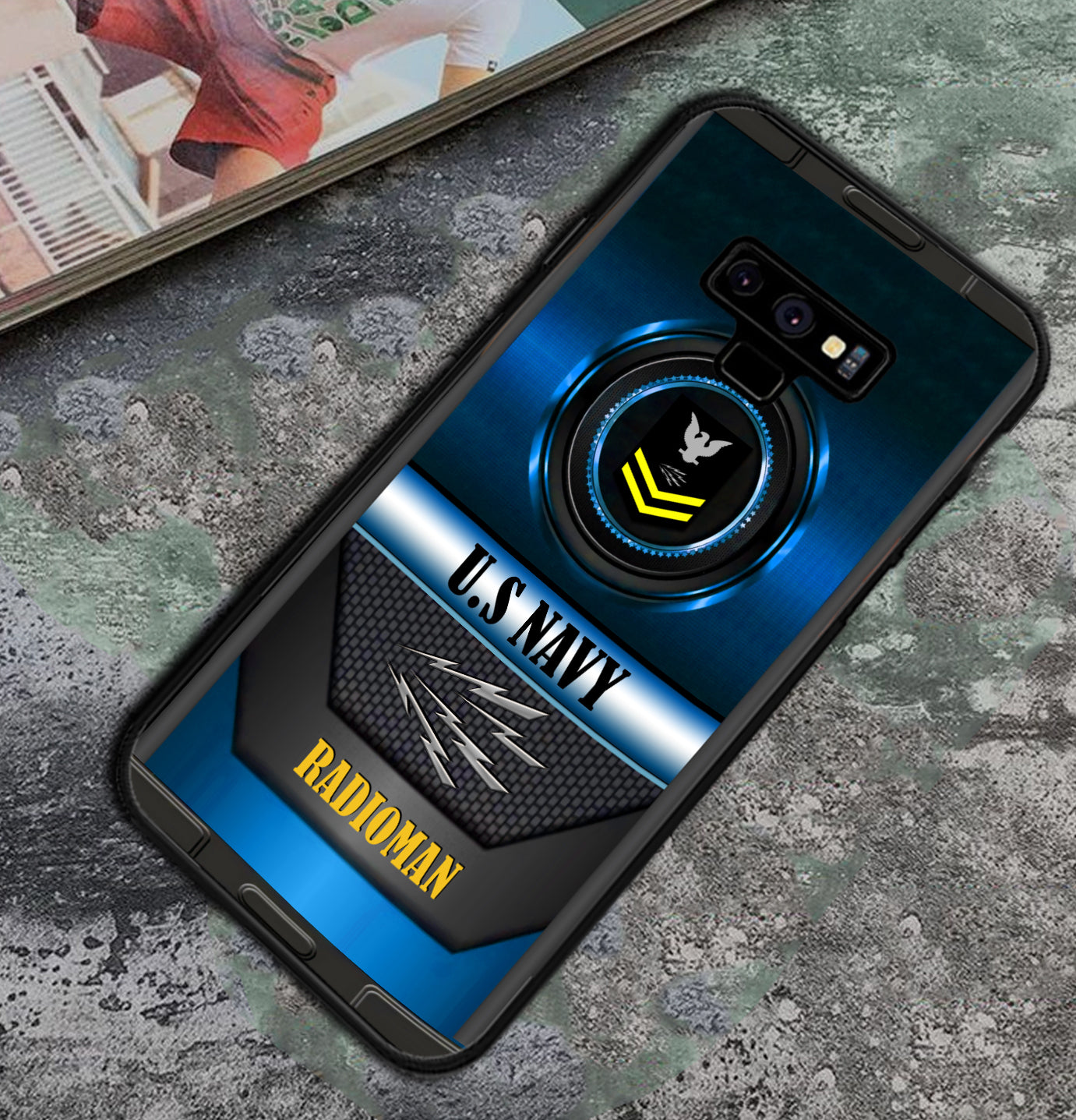 Personalized US Military - Navy Rating Phone Case Printed