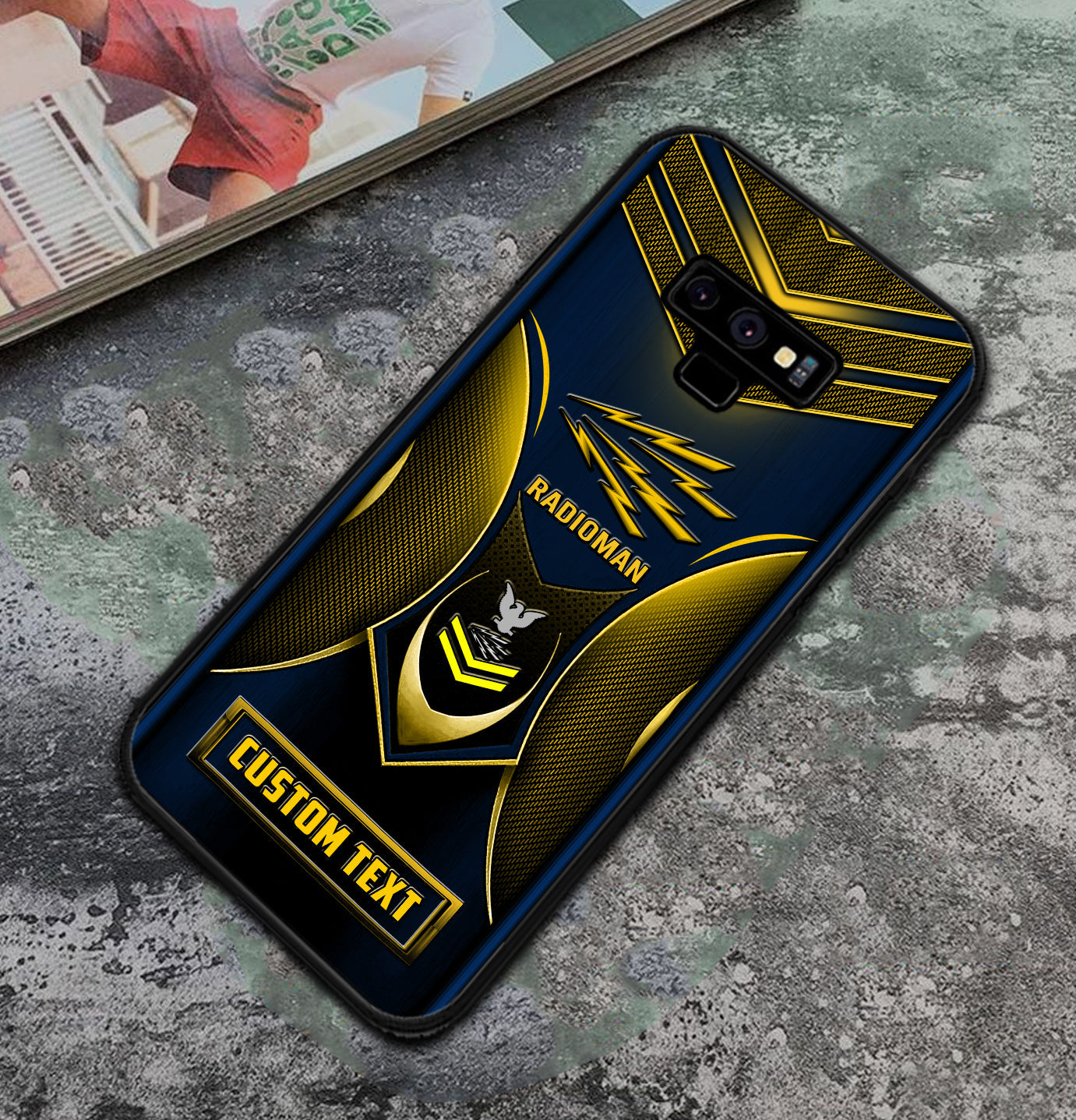Personalized US Military - Navy Rating Phone Case Printed