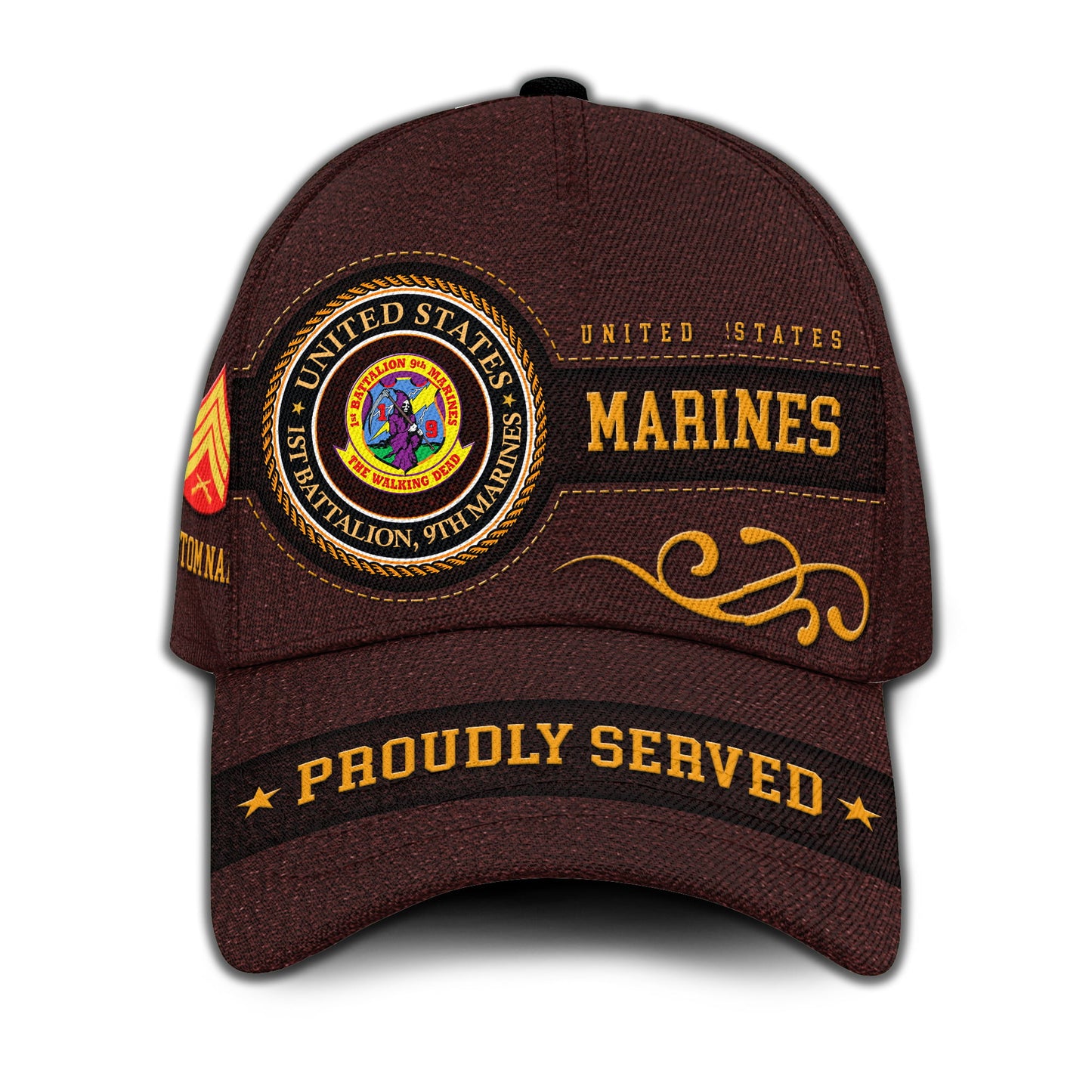 US Military – Marine Battalion All Over Print Cap