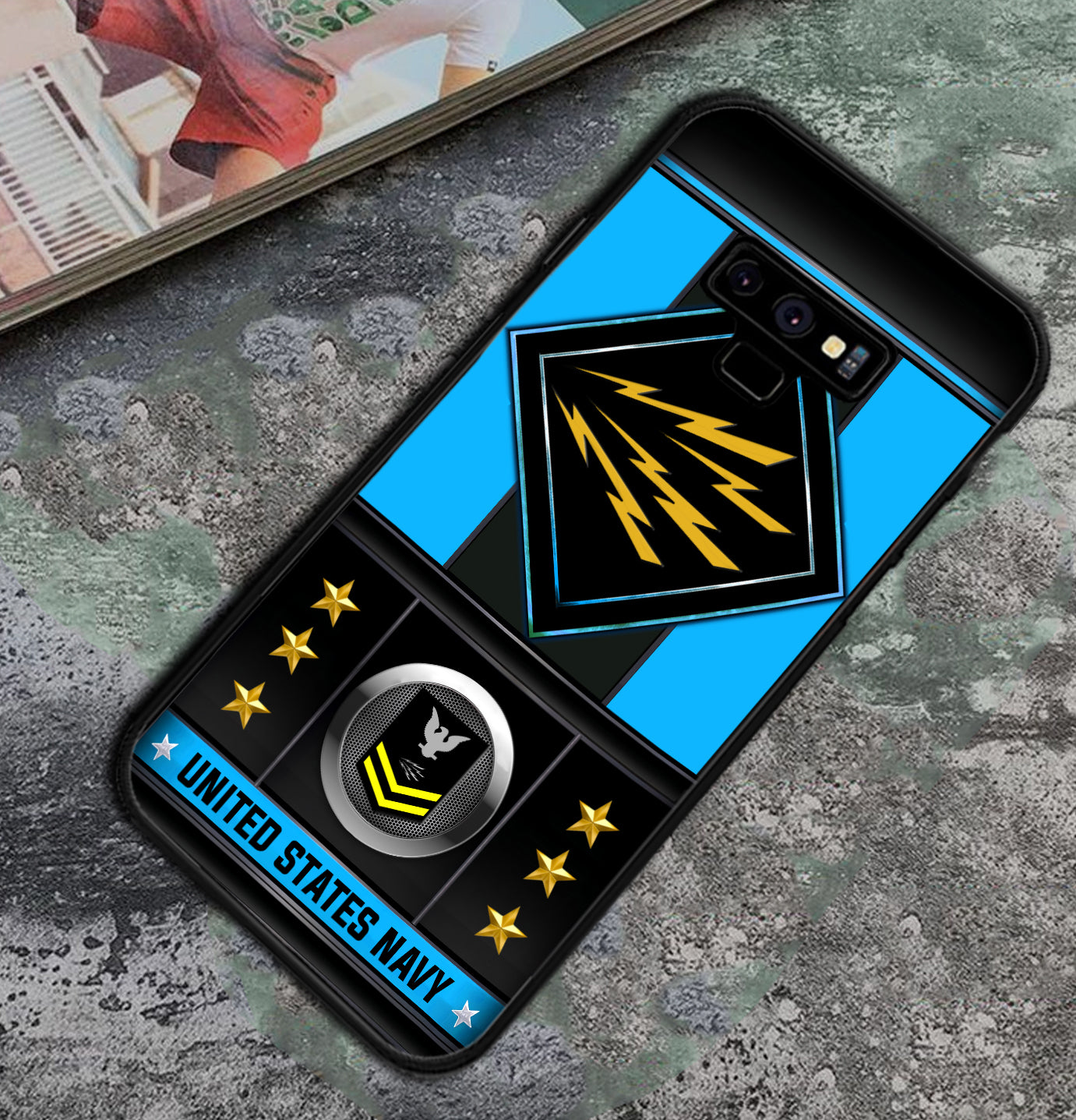 Personalized US Military - Navy Rating Phone Case Printed