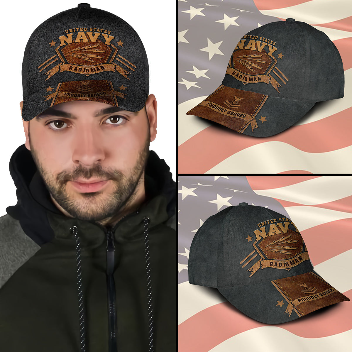 US Military – Navy Rating All Over Print Cap