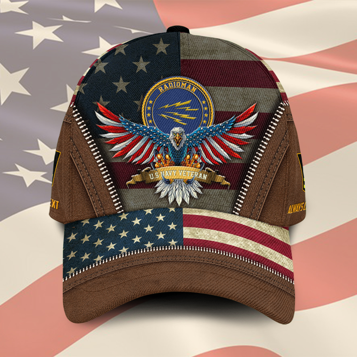 US Military – Navy Rating All Over Print Cap