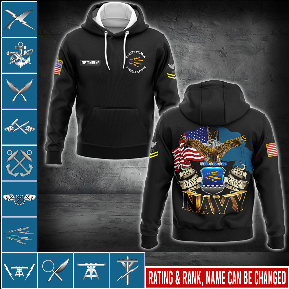 US Military – Navy Rating All Over Print Bomber Jacket