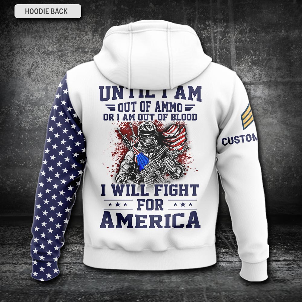US Military – Army Branch All Over Print Hoodie
