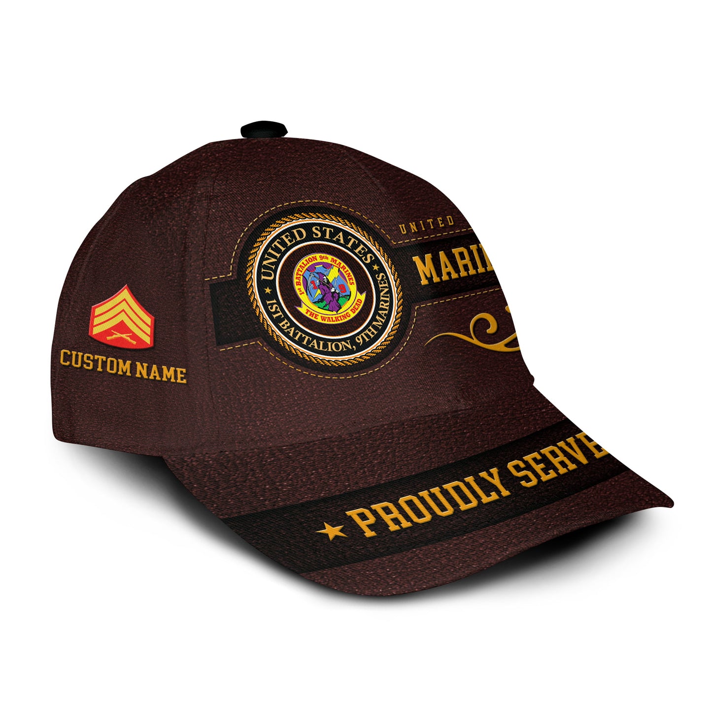 US Military – Marine Battalion All Over Print Cap