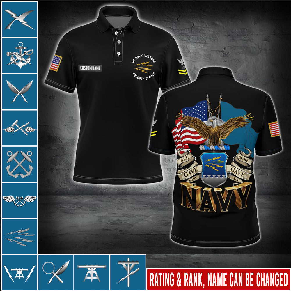 US Military – Navy Rating All Over Print Bomber Jacket