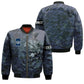 Personalisierte Bomberjacke mit kanadischem Soldaten-/Veteranen-Tarnmuster und Namen und Rang, 3D-Druck – 2212220001