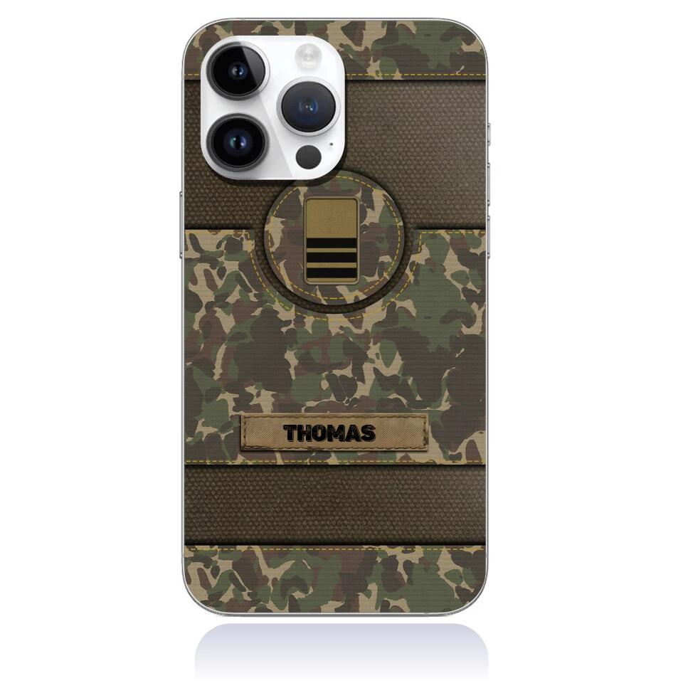 Personalized Swiss Soldier/Veterans Phone Case Printed - 2212220008