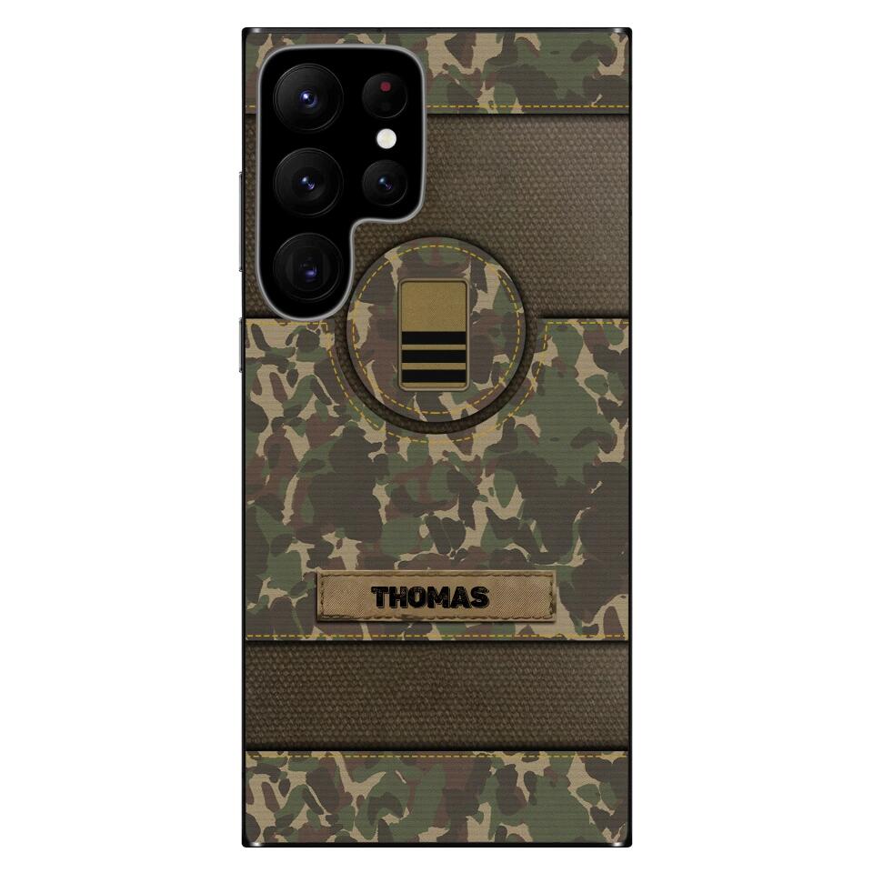 Personalized Swiss Soldier/Veterans Phone Case Printed - 1671667207