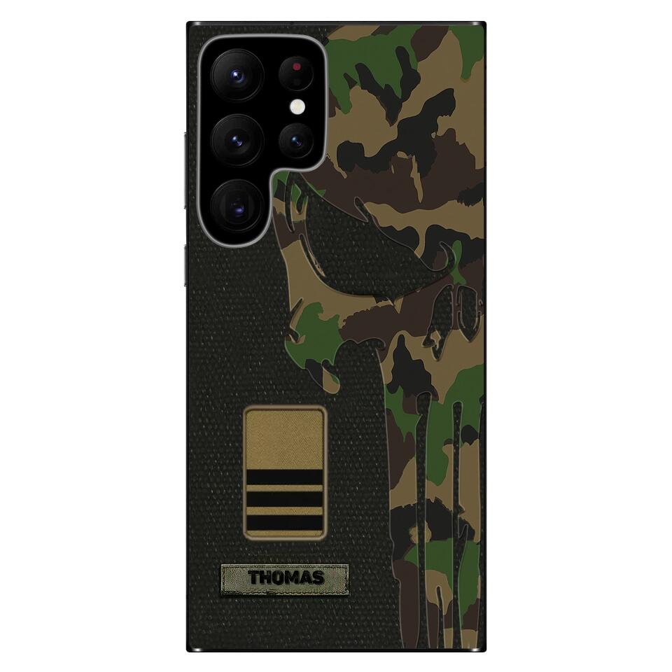 Personalized Swiss Soldier/Veterans Phone Case Printed