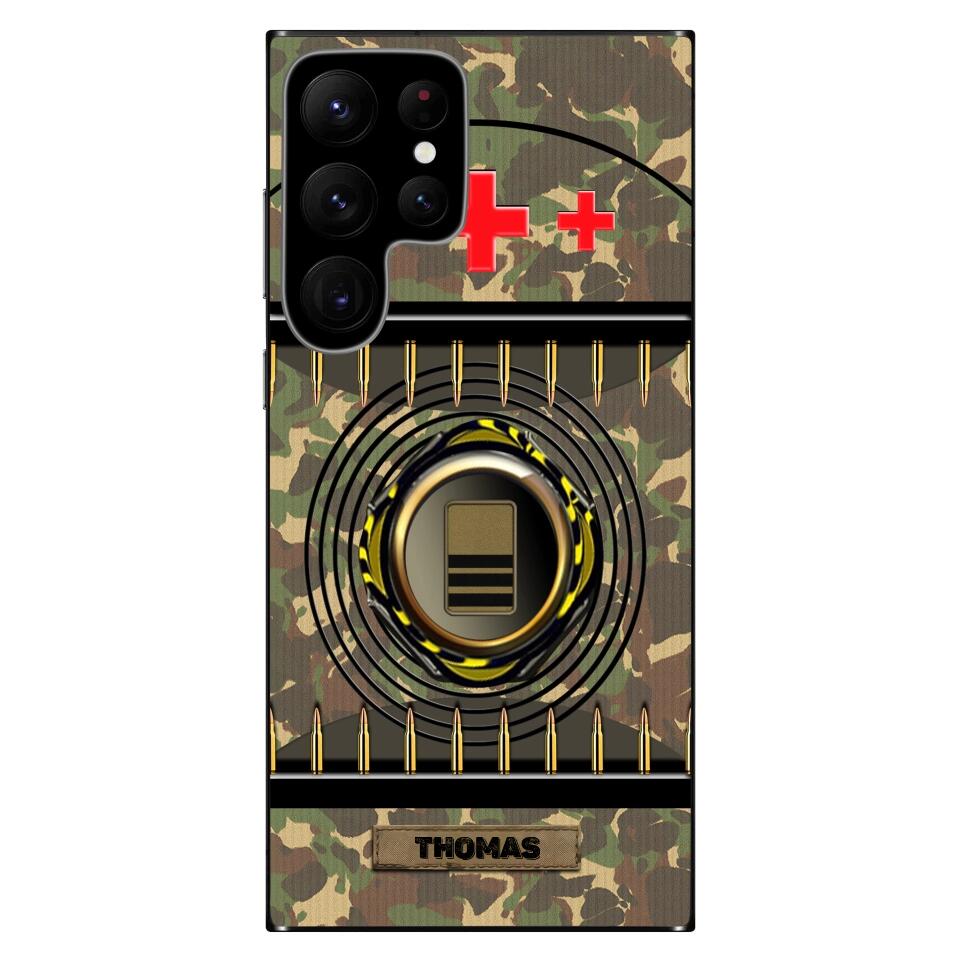 Personalized Swiss Soldier/Veterans Phone Case Printed - 2212220013