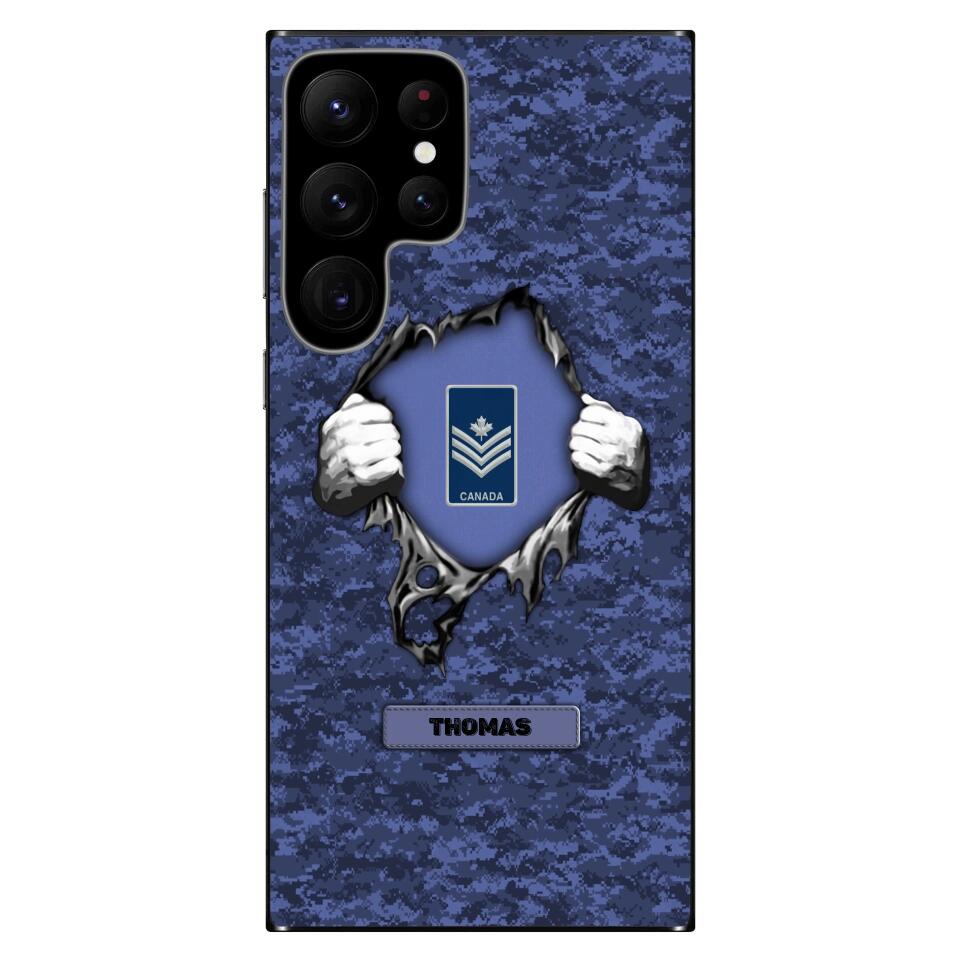 Personalized Canadian Soldier/Veterans Phone Case Printed - 0601230002