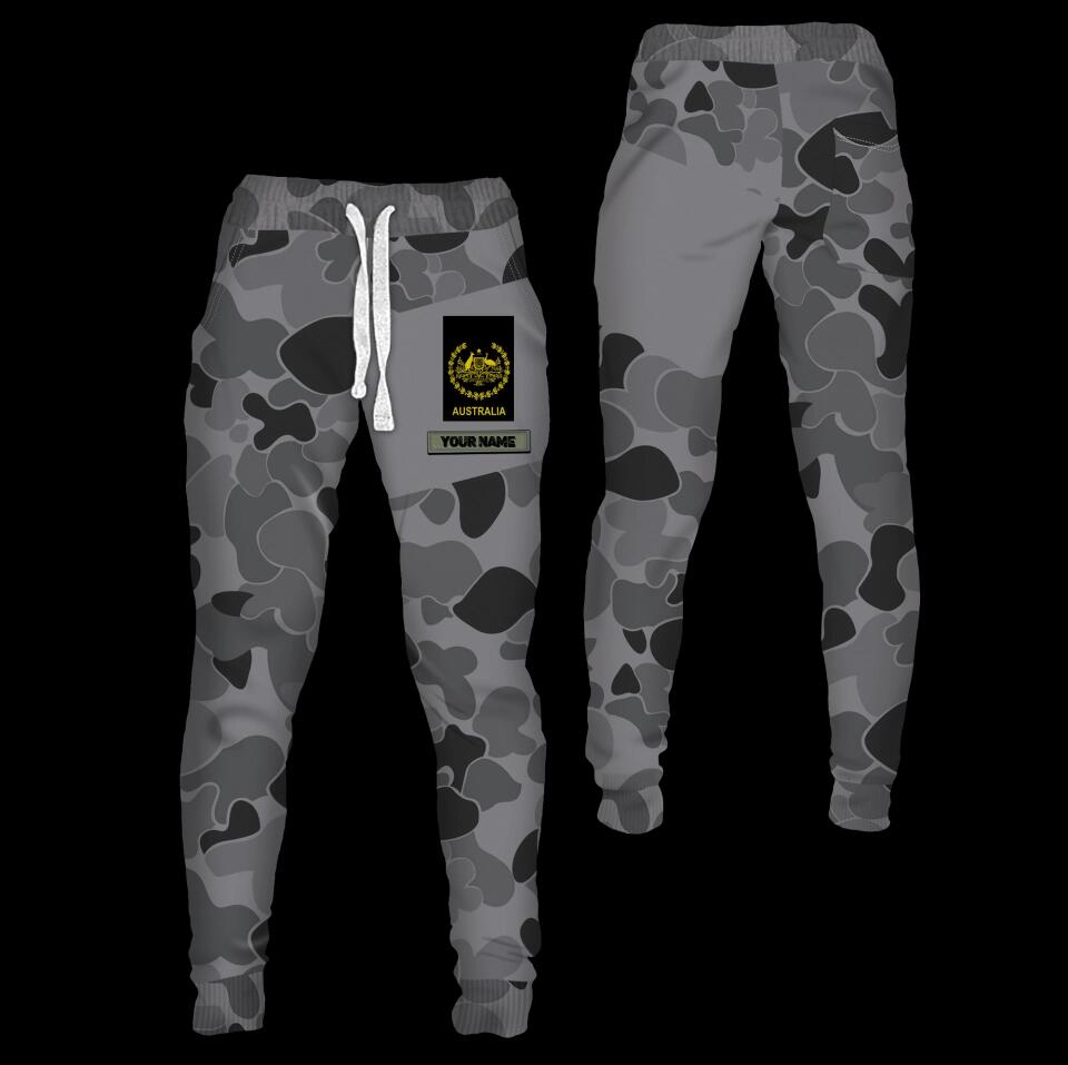 Personalized Australian Soldier/ Veteran Camo With Name And Rank Sweat ...
