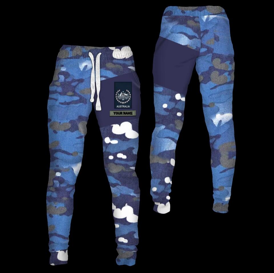 Personalized Australian Soldier/ Veteran Camo With Name And Rank Sweatpants 3D Printed - 1811230001