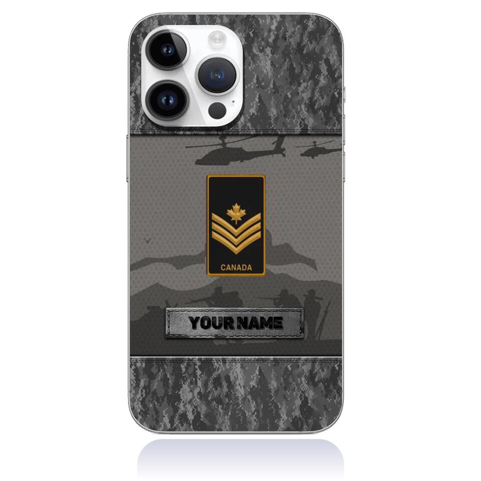 Personalized Canadian Soldier/Veterans Phone Case Printed - 2901230001