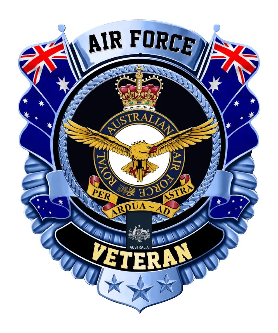 Personalized Rank Australian Soldier/Veterans Camo Cut Metal Sign - 0102240004