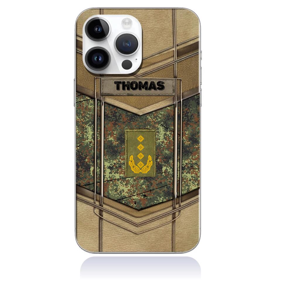 Personalized Germany Soldier/Veterans Phone Case Printed - 2602230001
