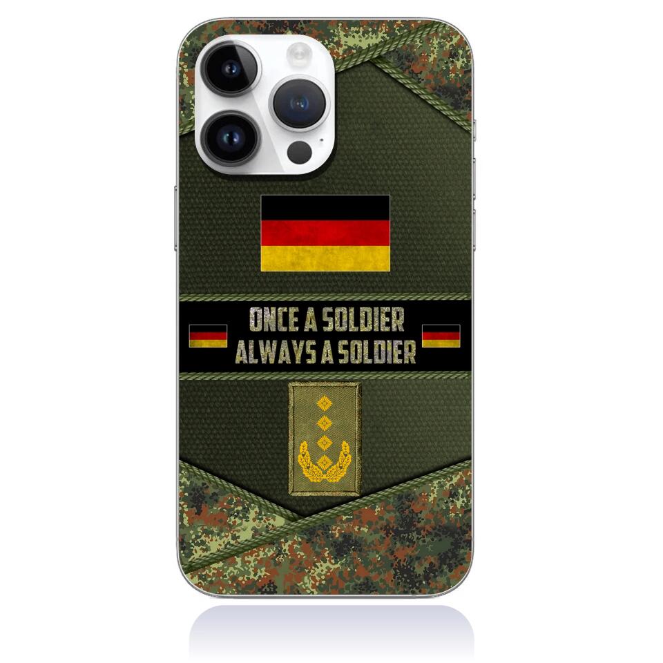 Personalized Germany Soldier/Veterans Phone Case Printed - 2602230002