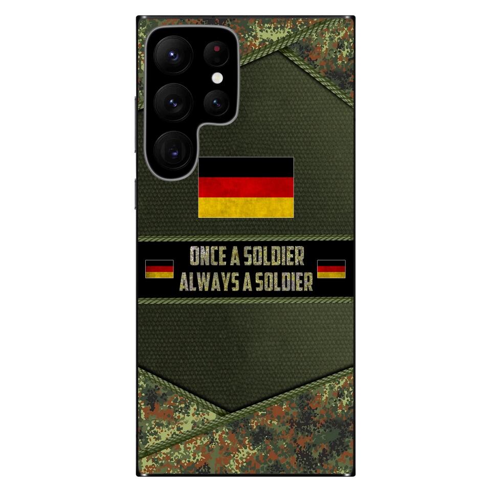 Personalized Germany Soldier/Veterans Phone Case Printed - 2602230002