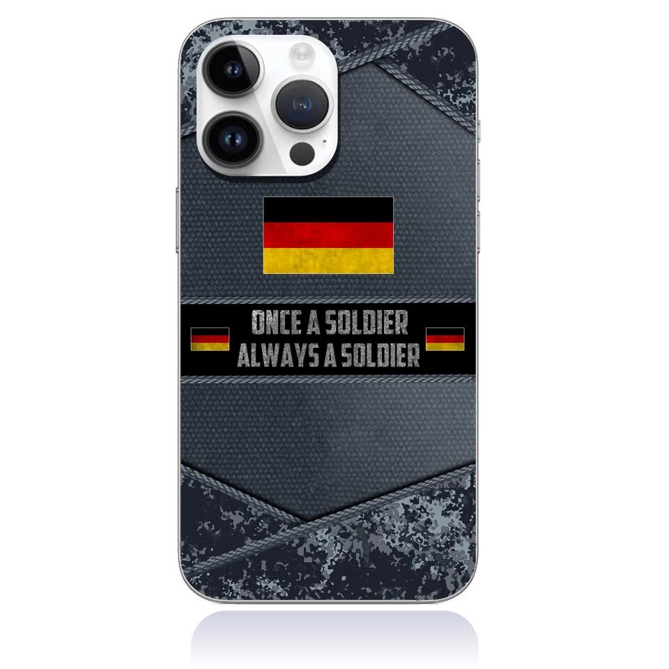 Personalized Germany Soldier/Veterans Phone Case Printed - 2602230002