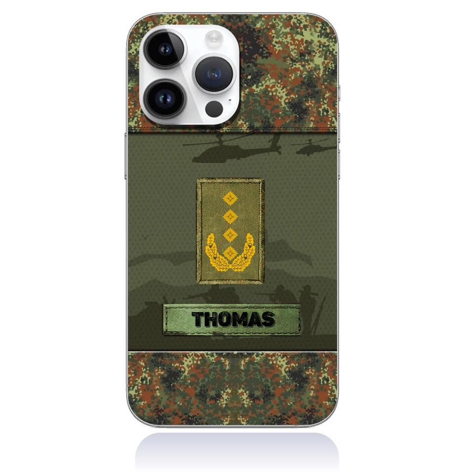 Personalized Germany Soldier/Veterans Phone Case Printed - 1677369602