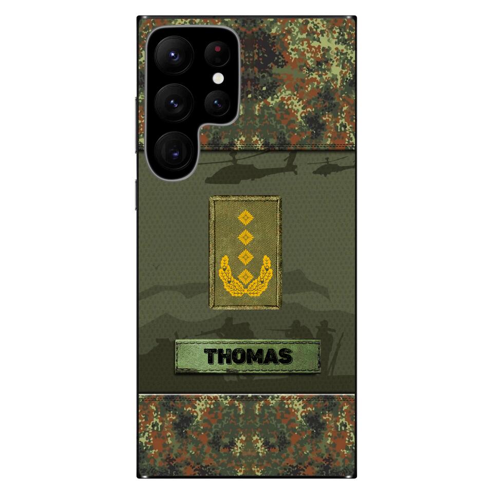 Personalized Germany Soldier/Veterans Phone Case Printed - 1677369602