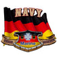 Personalized Rank German Soldier/Veterans Camo Cut Metal Sign - 0102240006