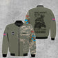 Personalized UK Solider/ Veteran Camo With Name And Rank Bomber Jacket 3D Printed - 16776288