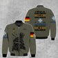Personalized German Solider/ Veteran Camo With Name And Rank Bomber Jacket 3D Printed - 0103230003