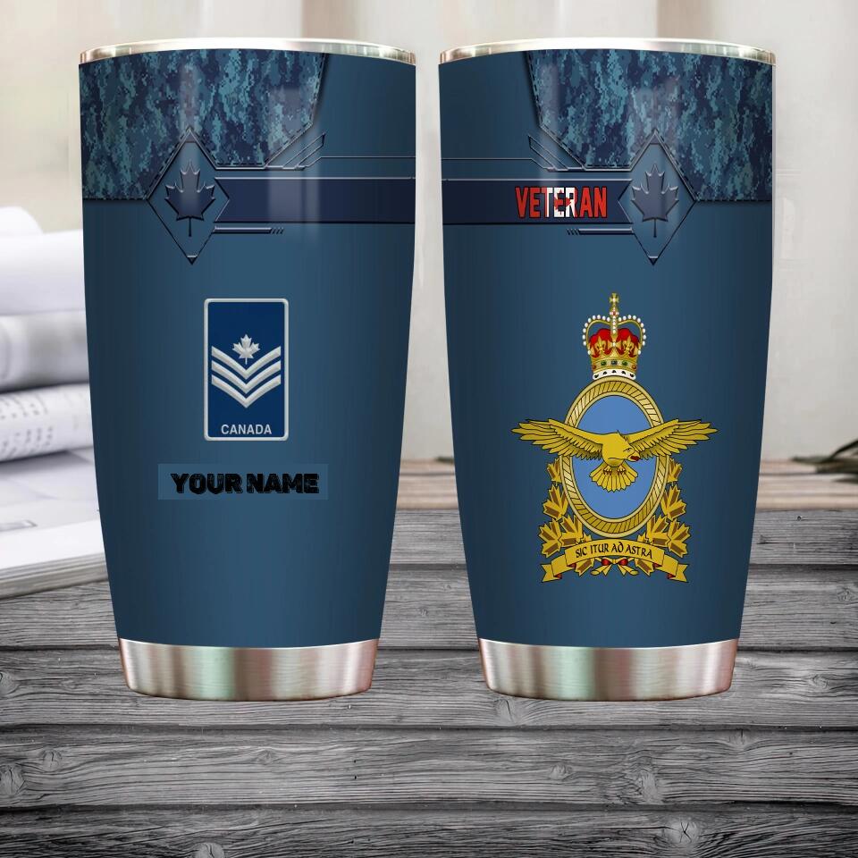 Personalized Canadian Veteran/ Soldier Camo Tumbler All Over Printed 0502240002
