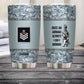 Personalized United Kingdom Veteran/ Soldier With Rank And Name Camo Tumbler All Over Printed 0202240015