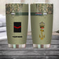Personalized Netherlandish Veteran/Soldier With Rank And Name Camo Tumbler All Over Printed - 17179776