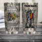 Personalized German Veteran/ Soldier With Rank And Name Camo Tumbler All Over Printed - 16832448
