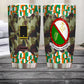 Personalized Irish Veteran/Soldier With Rank And Name Camo Tumbler All Over Printed - 3004230004