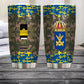 Personalized Swedish Veteran/Soldier With Rank And Name Camo Tumbler All Over Printed - 3004230004