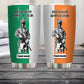 Personalized Irish Veteran/Soldier With Name Camo Tumbler All Over Printed - 1683504001