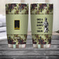 Personalized Irish Veteran/Soldier With Rank And Name Camo Tumbler All Over Printed - 1683504003