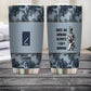 Personalized Irish Veteran/Soldier With Rank And Name Camo Tumbler All Over Printed - 1683504003