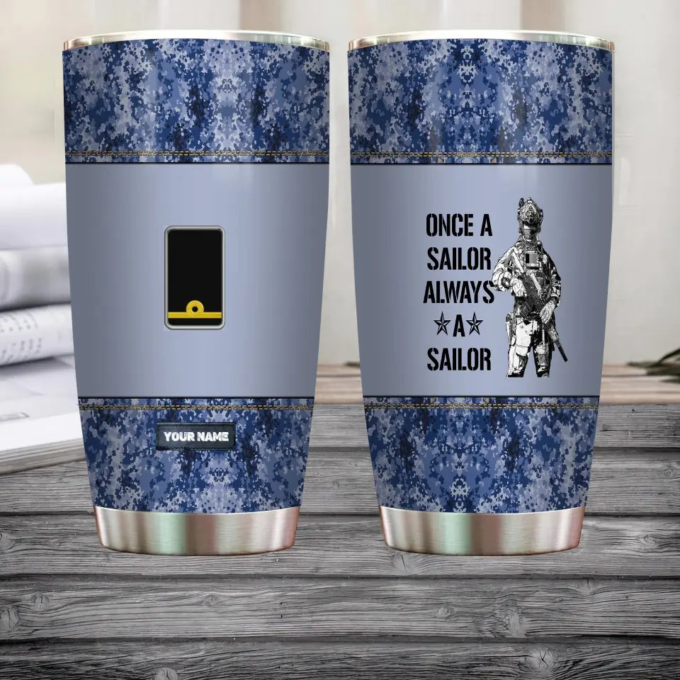 Personalized Belgian Veteran/Soldier With Rank And Name Camo Tumbler All Over Printed - 0805230004