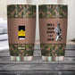 Personalized Swedish Veteran/Soldier With Rank And Name Camo Tumbler All Over Printed - 0805230004