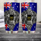 Personalized Australian Veteran/ Soldier With Rank And Name Camo Tumbler All Over Printed - 0302240018