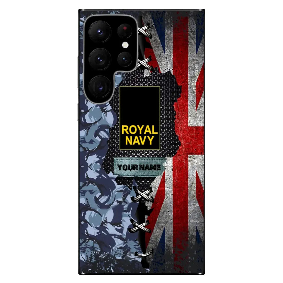 Personalized United Kingdom Soldier/Veterans Phone Case Printed - 2705230001- D04