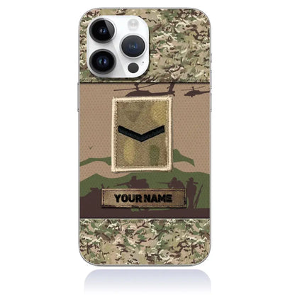 Personalized United Kingdom Soldier/Veterans Phone Case Printed - 1685145601 - D04