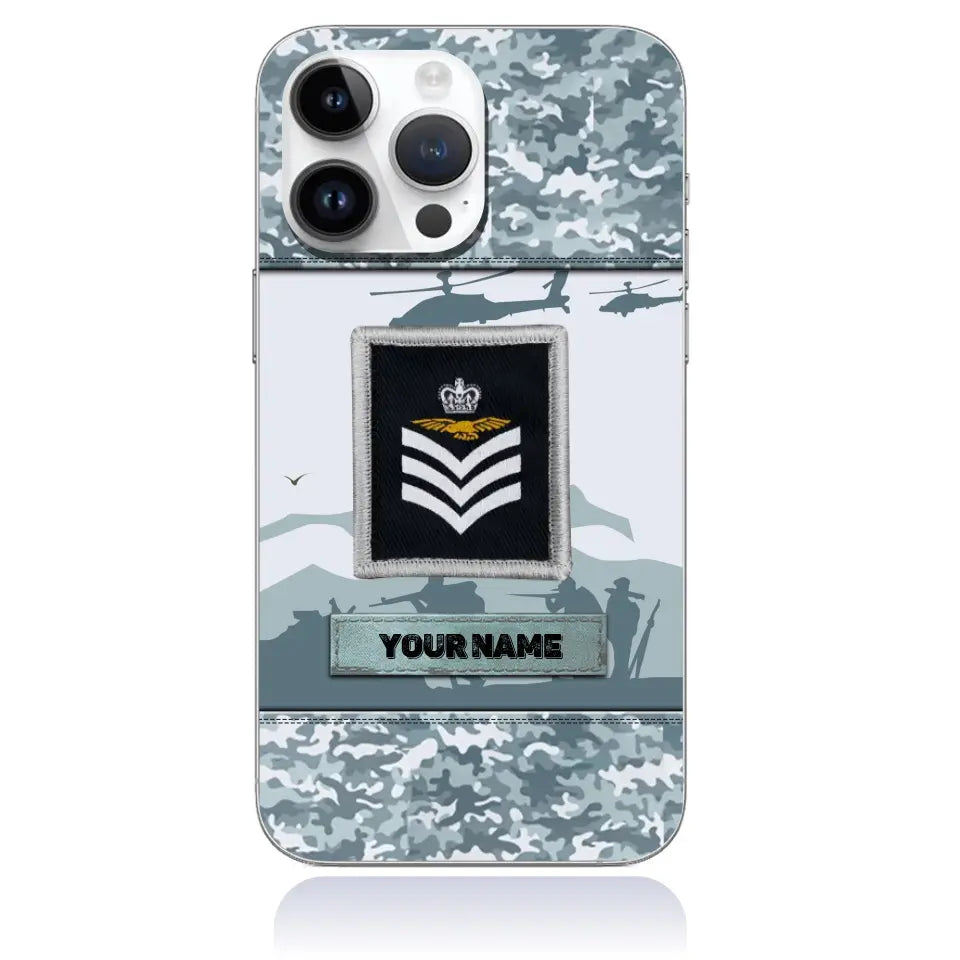 Personalized United Kingdom Soldier/Veterans Phone Case Printed - 1685145601 - D04
