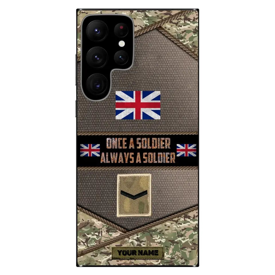Personalisierte Handyhülle mit Aufdruck für Soldaten/Veteranen aus dem Vereinigten Königreich – 2705230003- D04