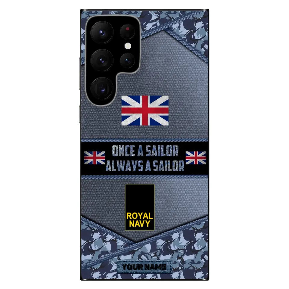 Personalized United Kingdom Soldier/Veterans Phone Case Printed - 2705230003- D04