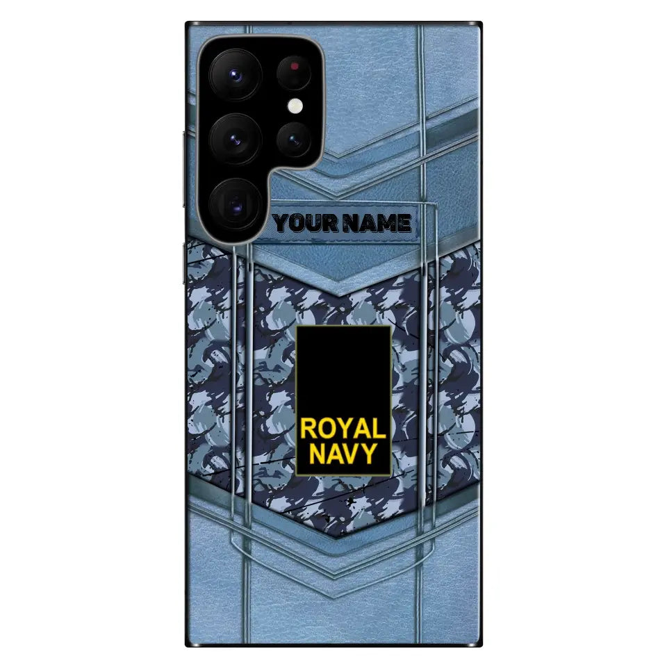 Personalized United Kingdom Soldier/Veterans Phone Case Printed - 2705230005- D04